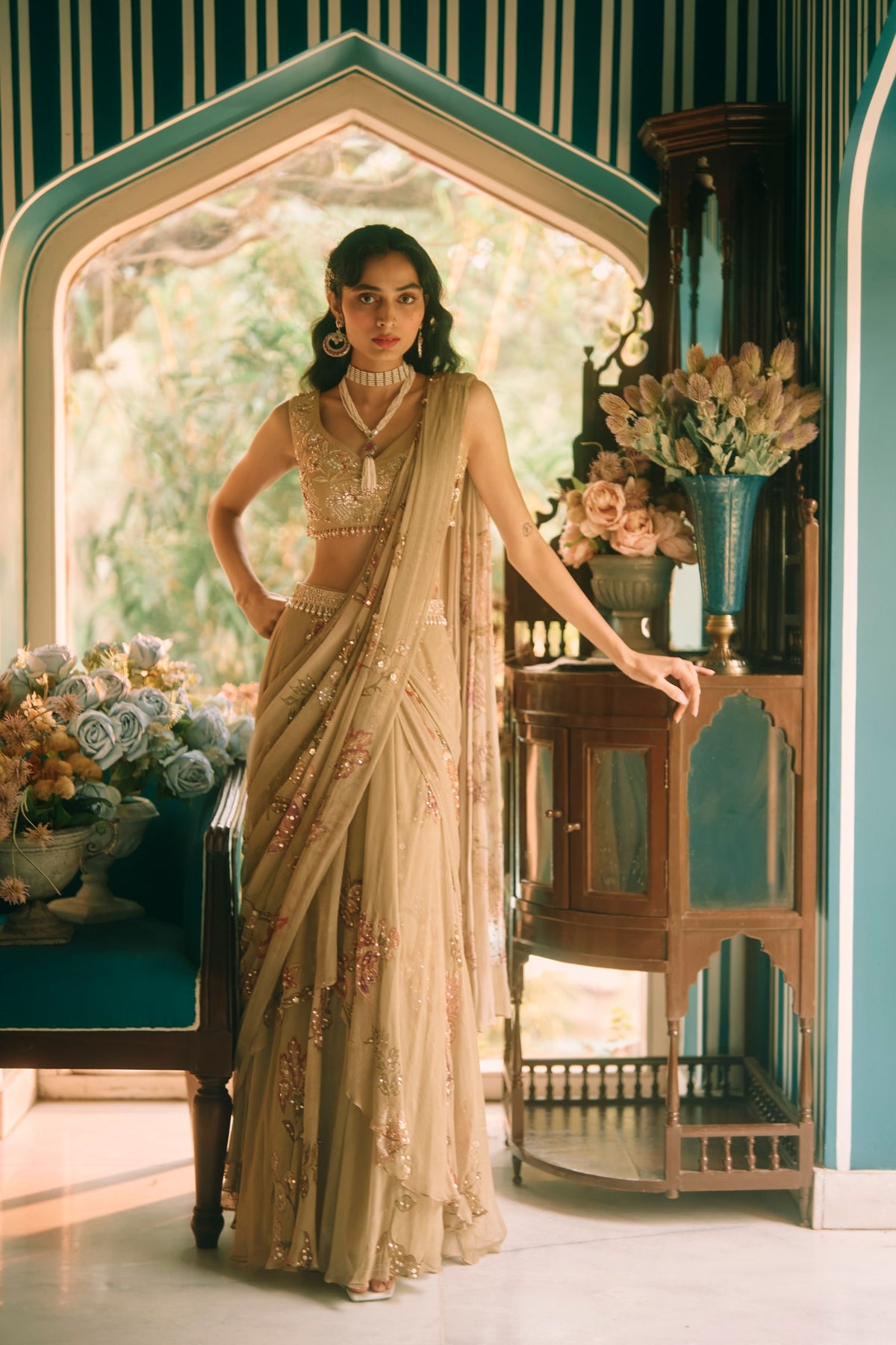 beryl saree set, image 1