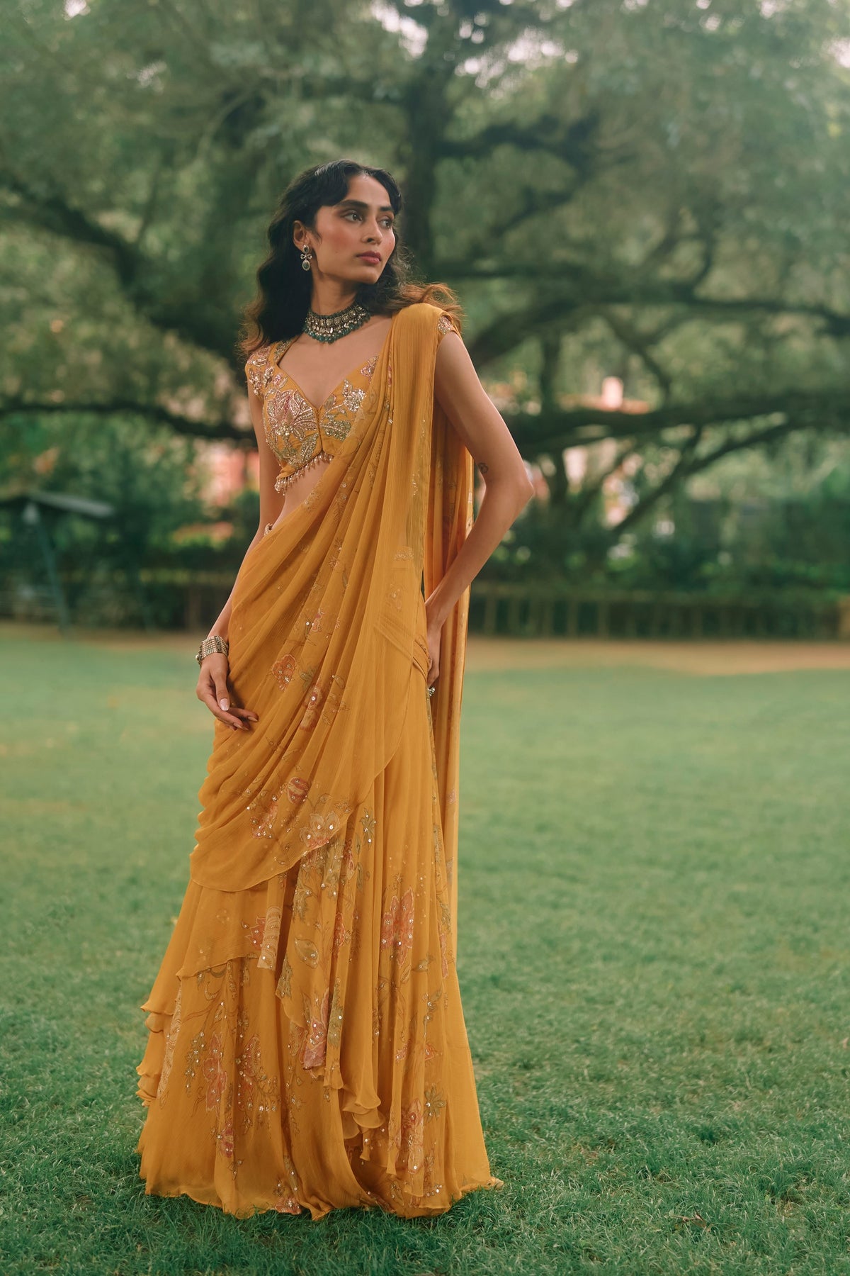 etta saree set, image 1