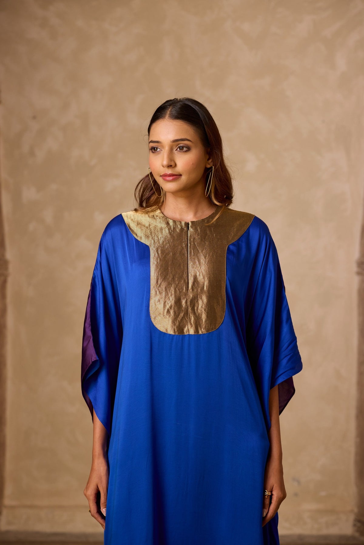 haar kaftan in royal blue, image 2