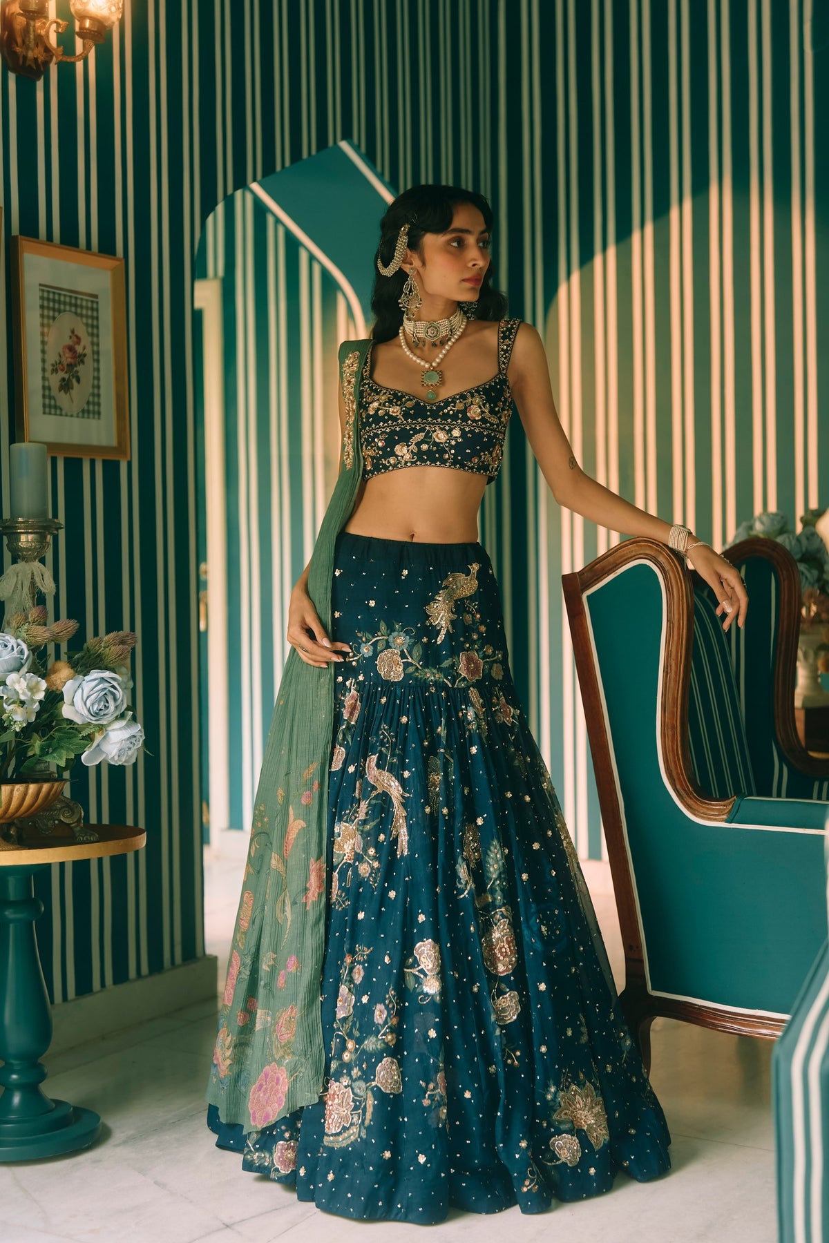 whimsy lehenga set, image 2