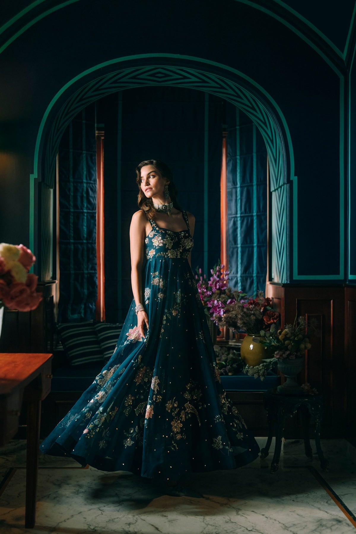 rue maxi set in berry blue, image 2