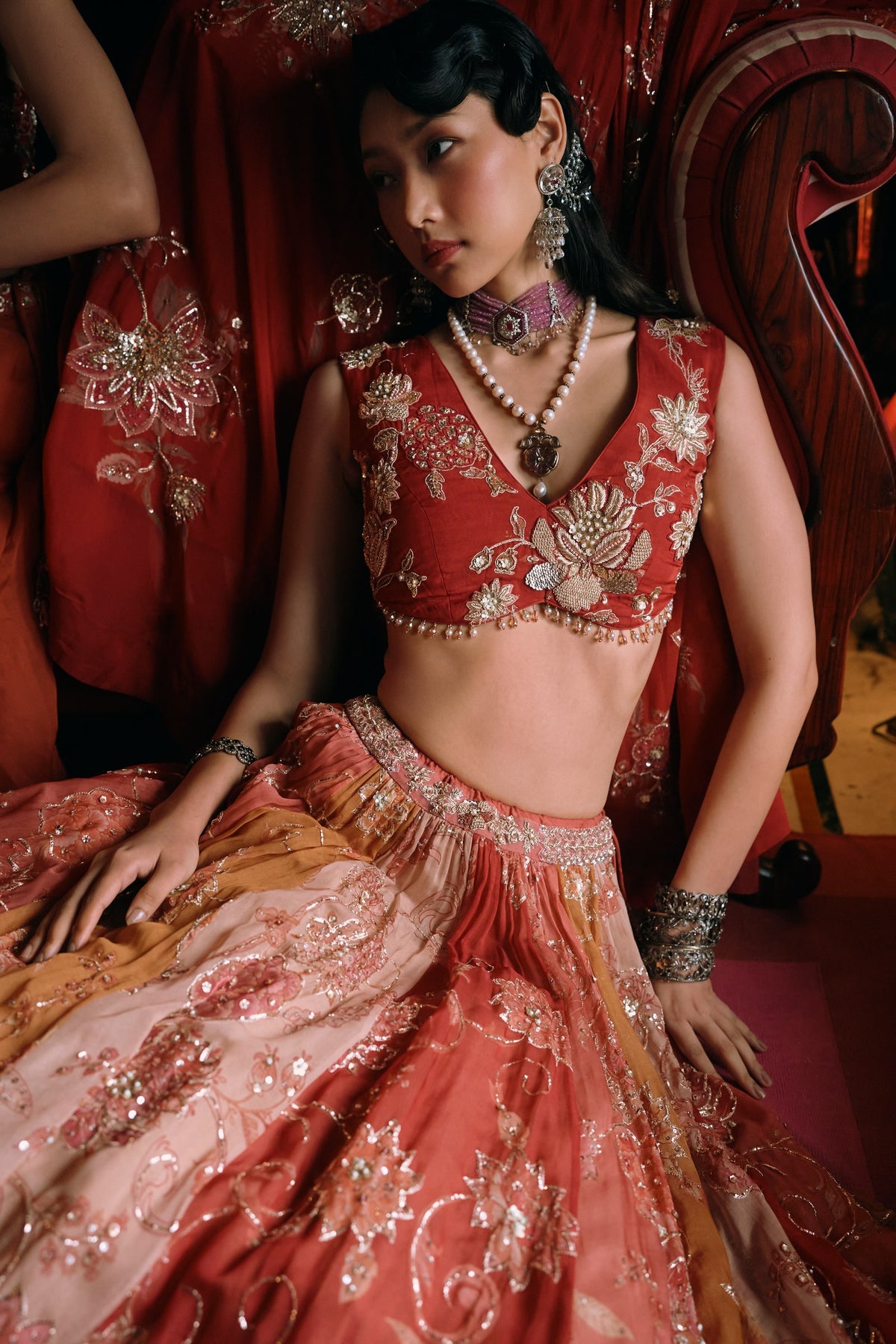 pearlie lehenga set, image 3