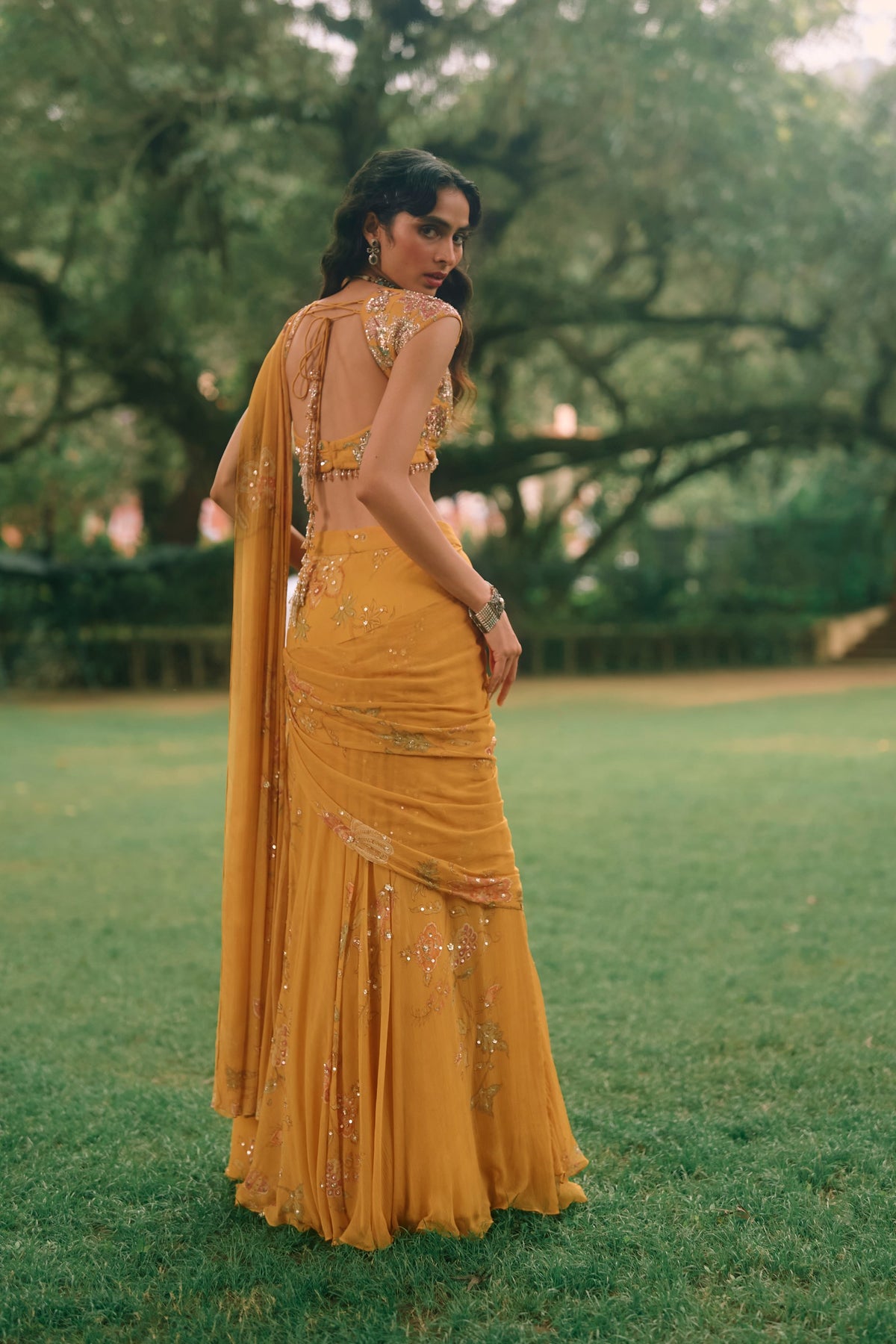 etta saree set, image 3