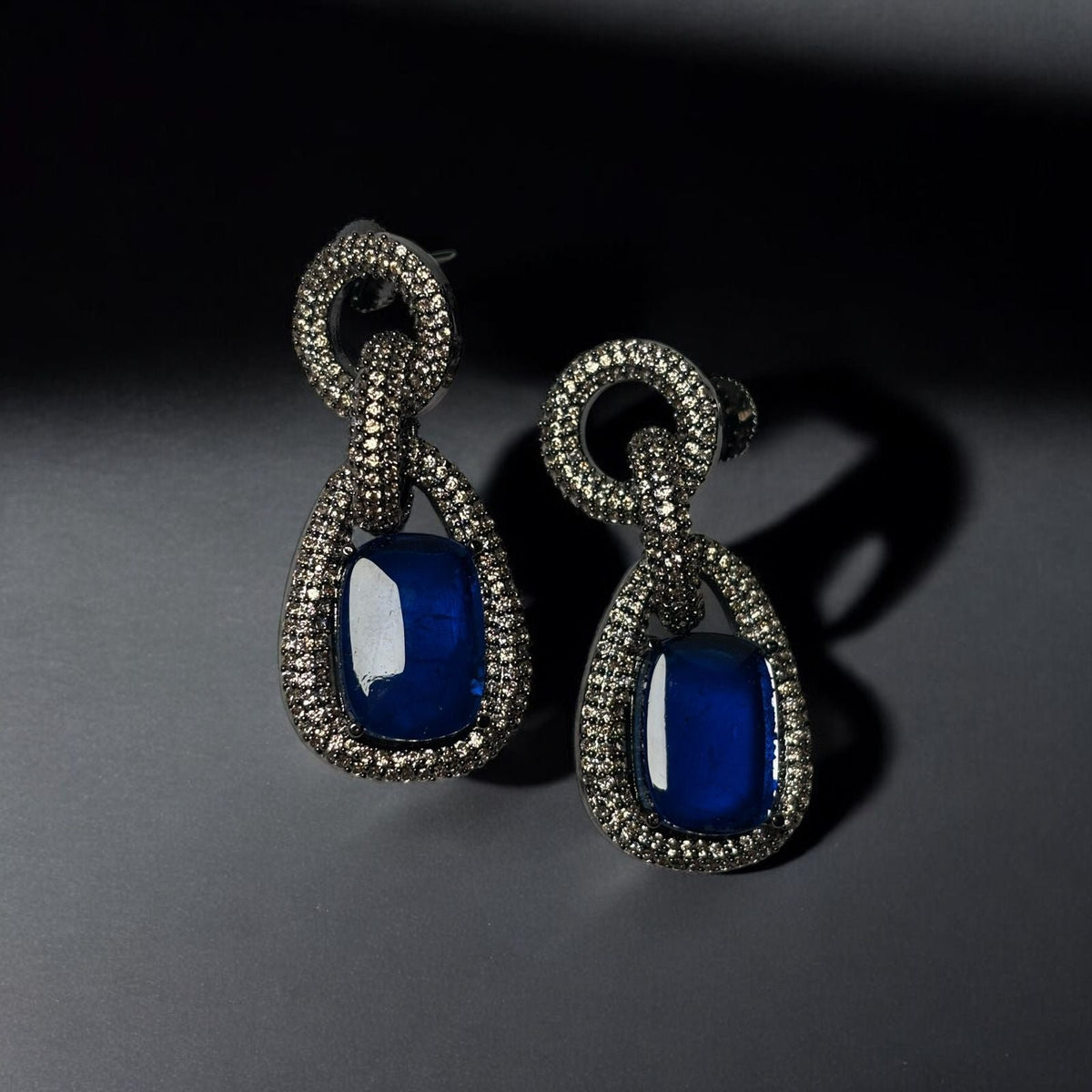 circle drop earrings, image 3