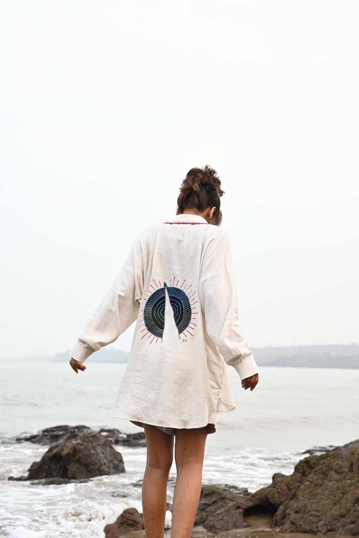 stella ombre patch shirt, image 5
