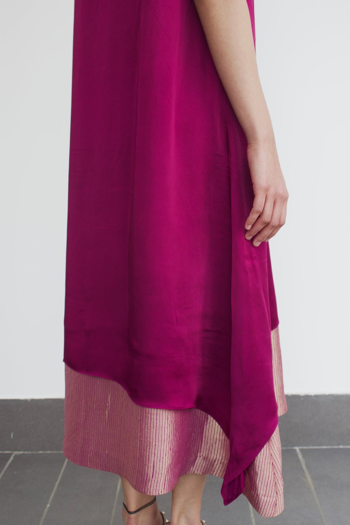 chameli dress in wine, image 5