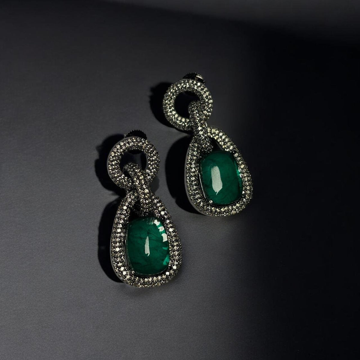 circle drop earrings, image 6