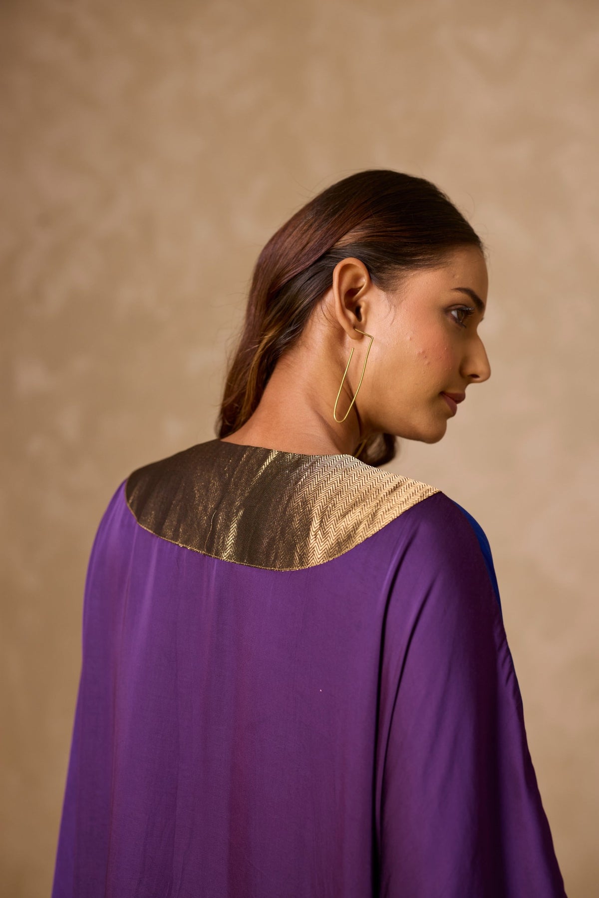 haar kaftan in royal blue, image 8