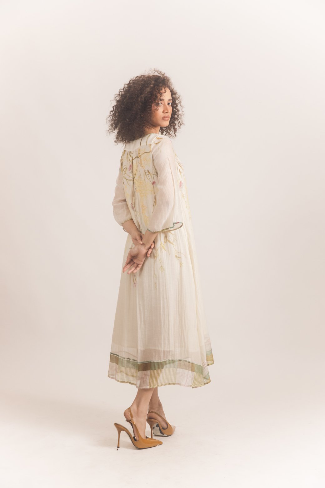 vine hill top dress white, image 4