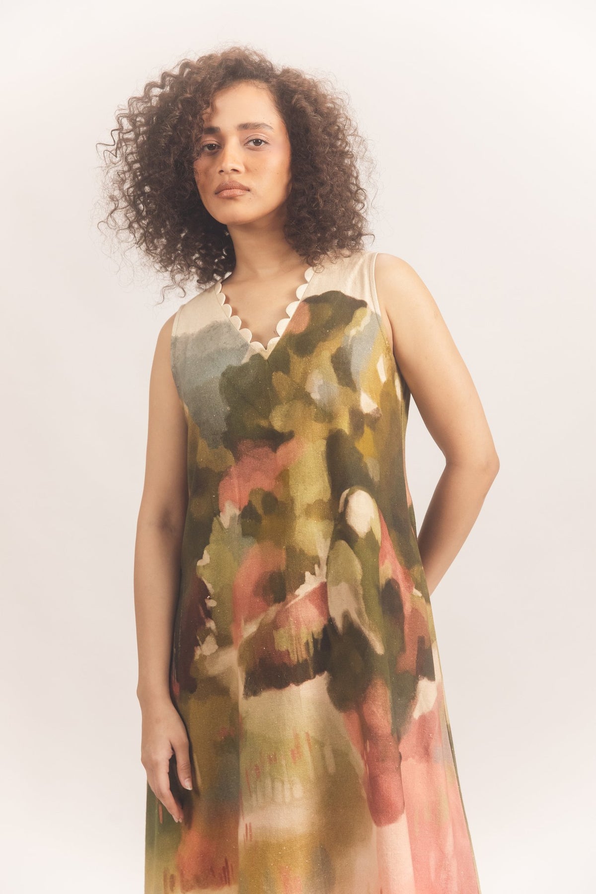 blue aster dress, image 3