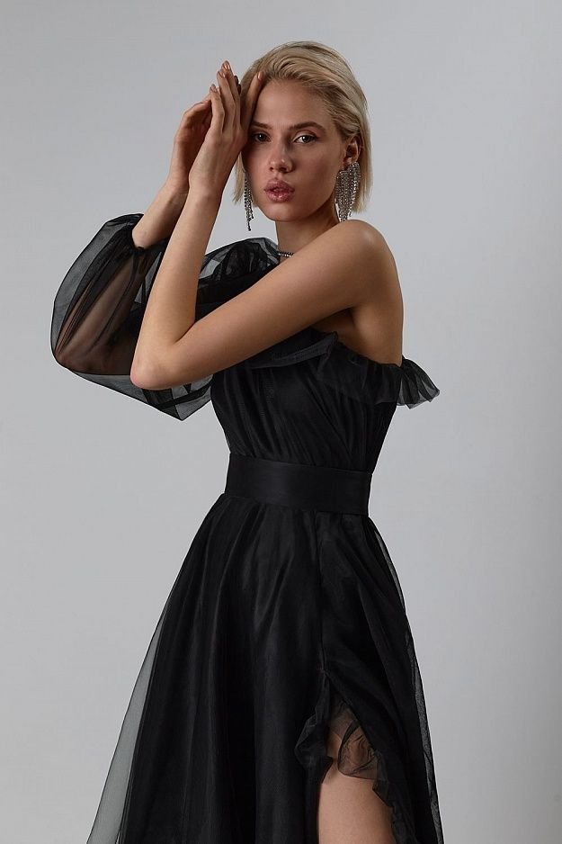 eclipse one-shoulder gown, image 8