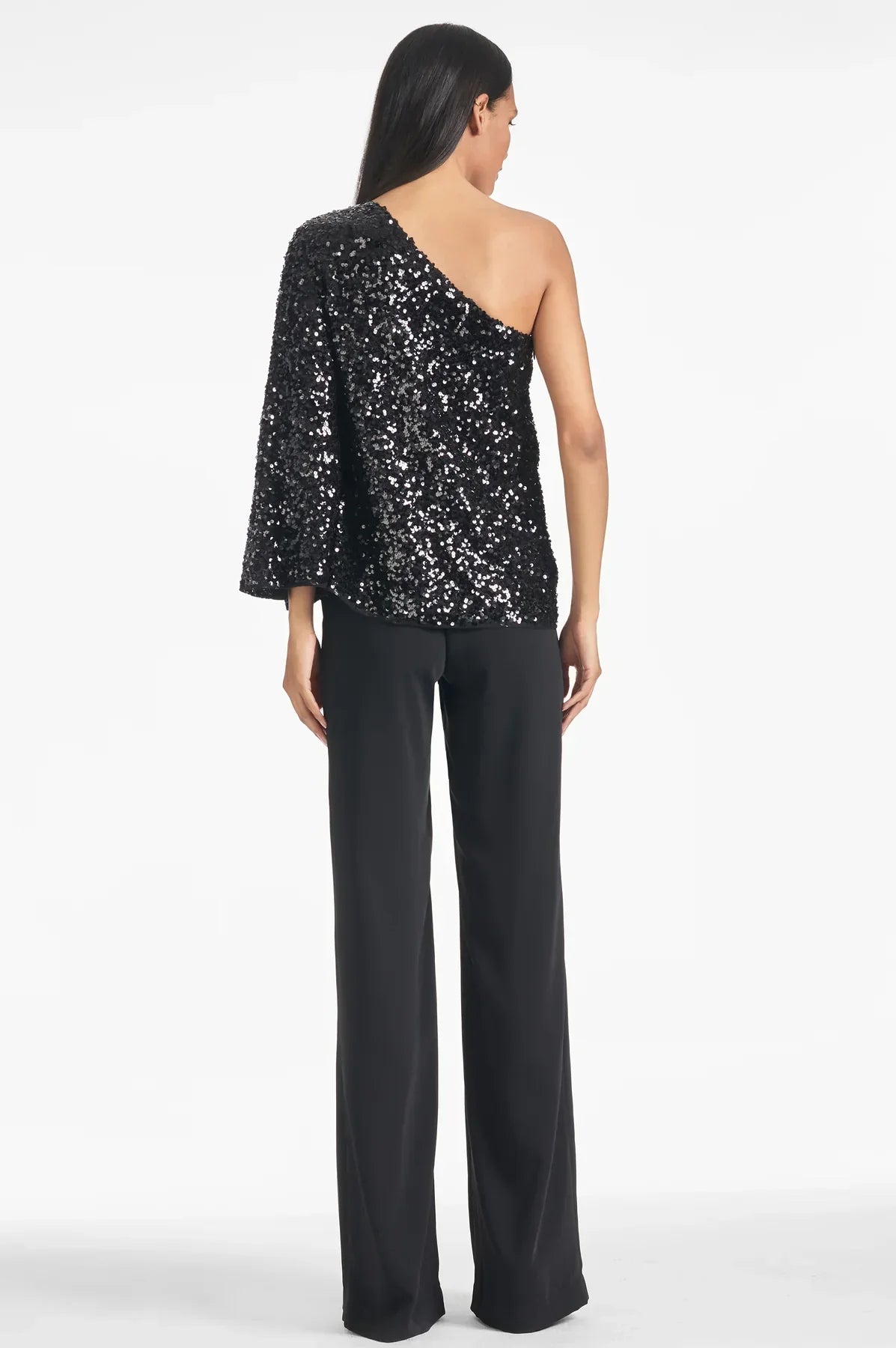 one shoulder sequined set, image 3