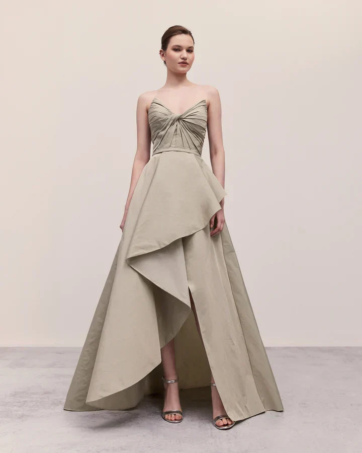 draped corset dress, image 3