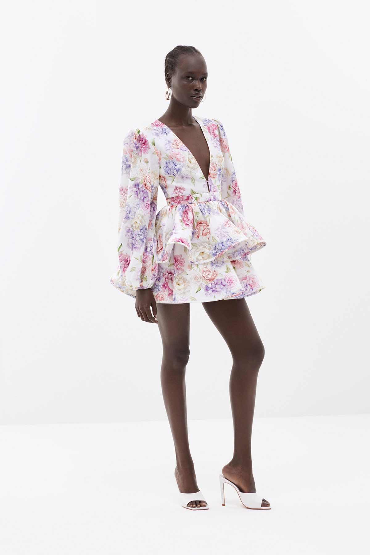 rosie whisper v-neck dress, image 5