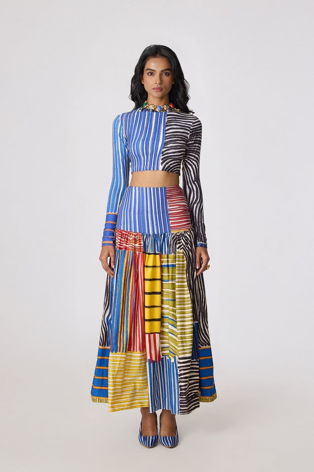 zavi blouse jasper skirt, image 1