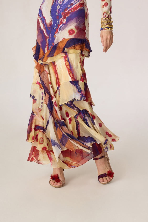 zavi blouse marieya skirt, image 2