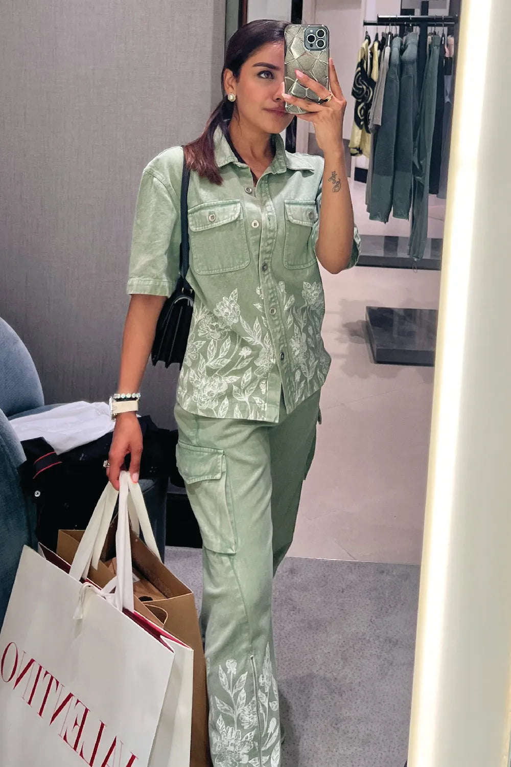 lowis co ord set in green, image 5