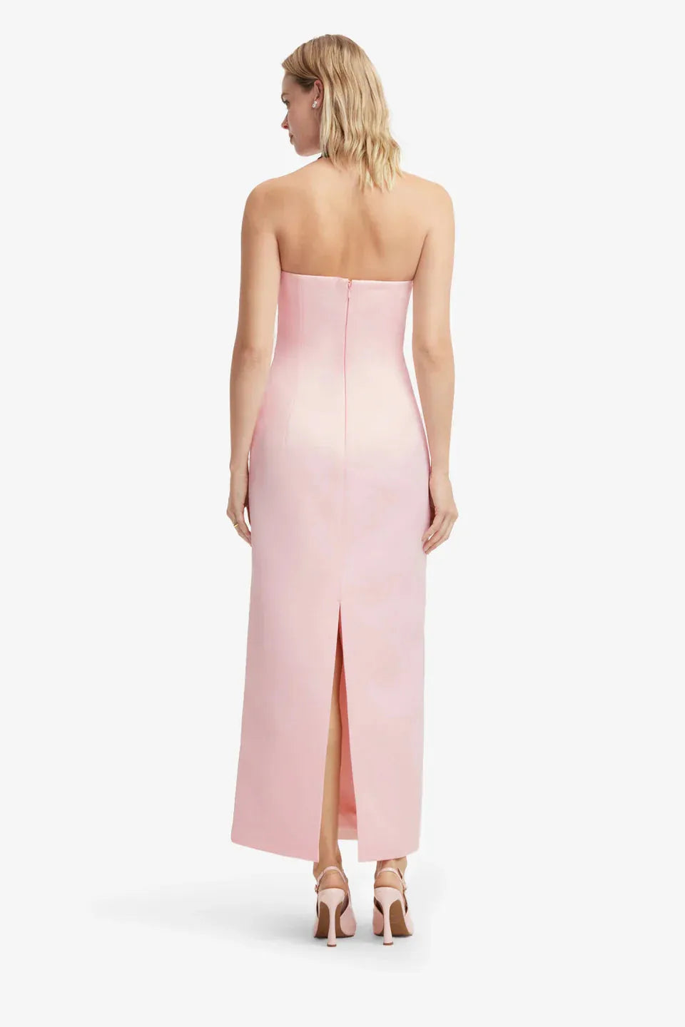 applique floral bustier maxi dress, image 7