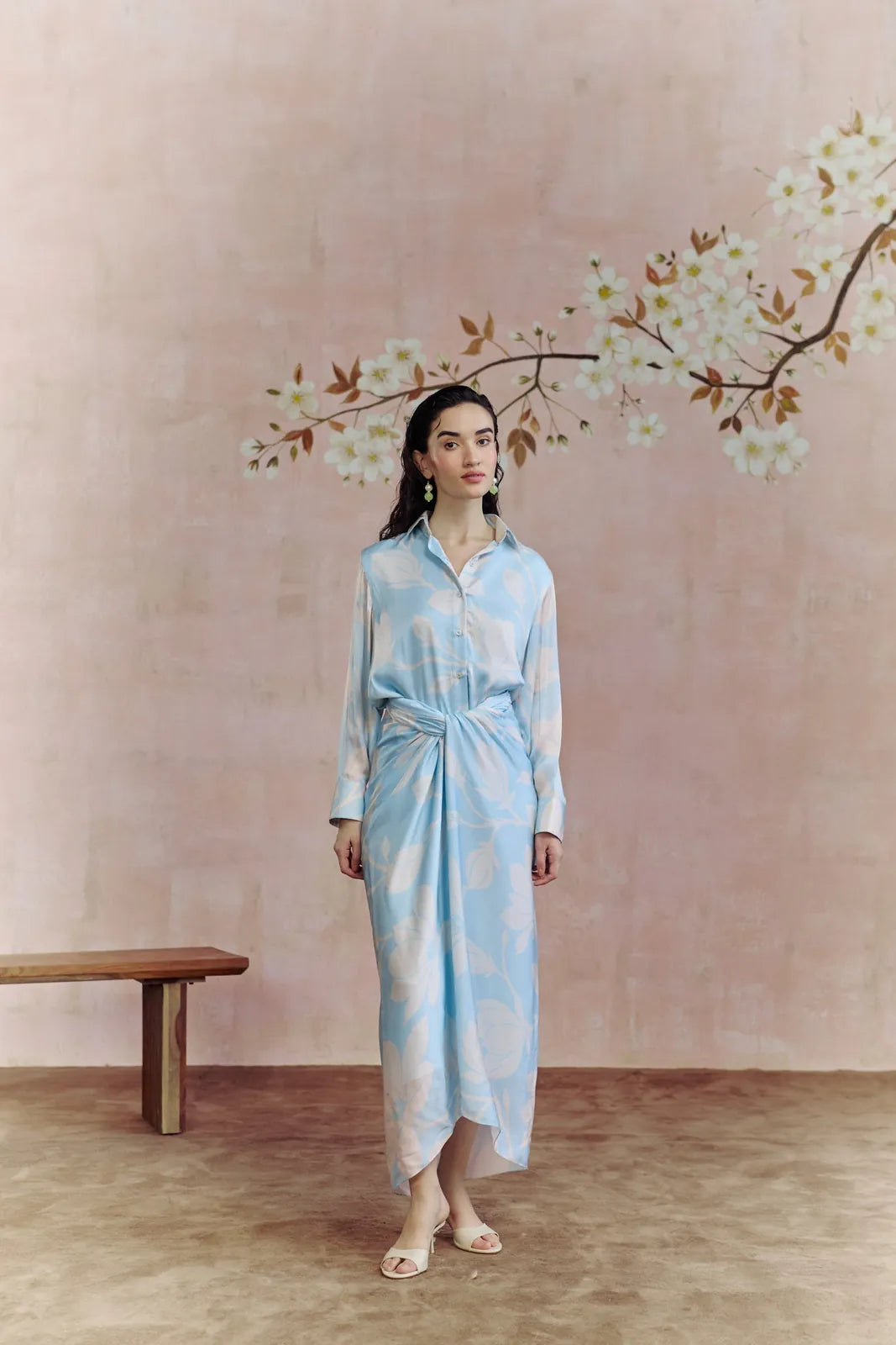 aqua bloom tie-up set, image 1