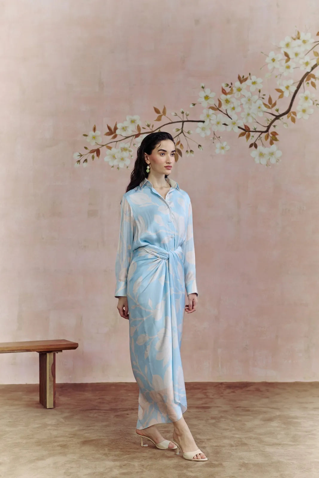 aqua bloom tie-up set, image 3