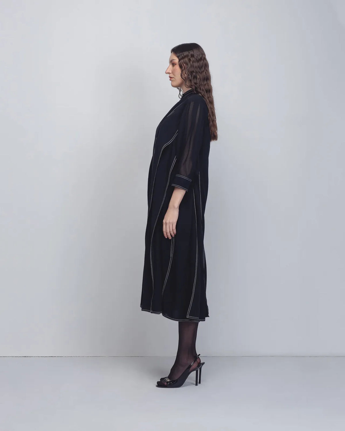 ascent pleated dress, image 4
