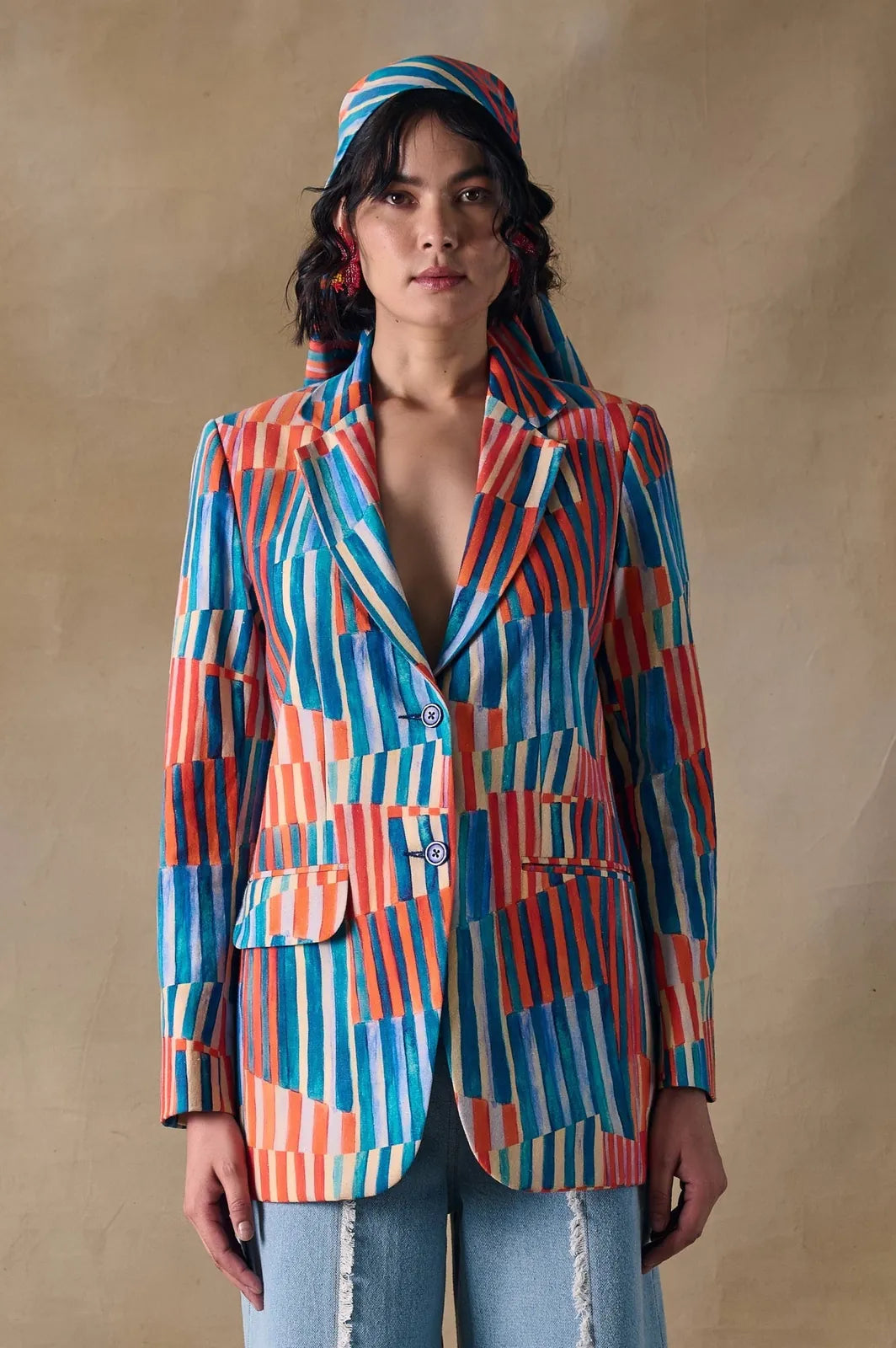 asilah stripe blazer, image 1