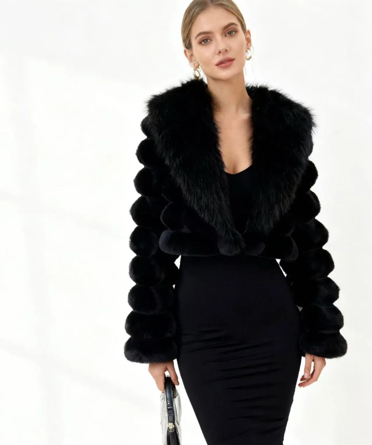 aurelia bubble-sleeve fur jacket, image 7