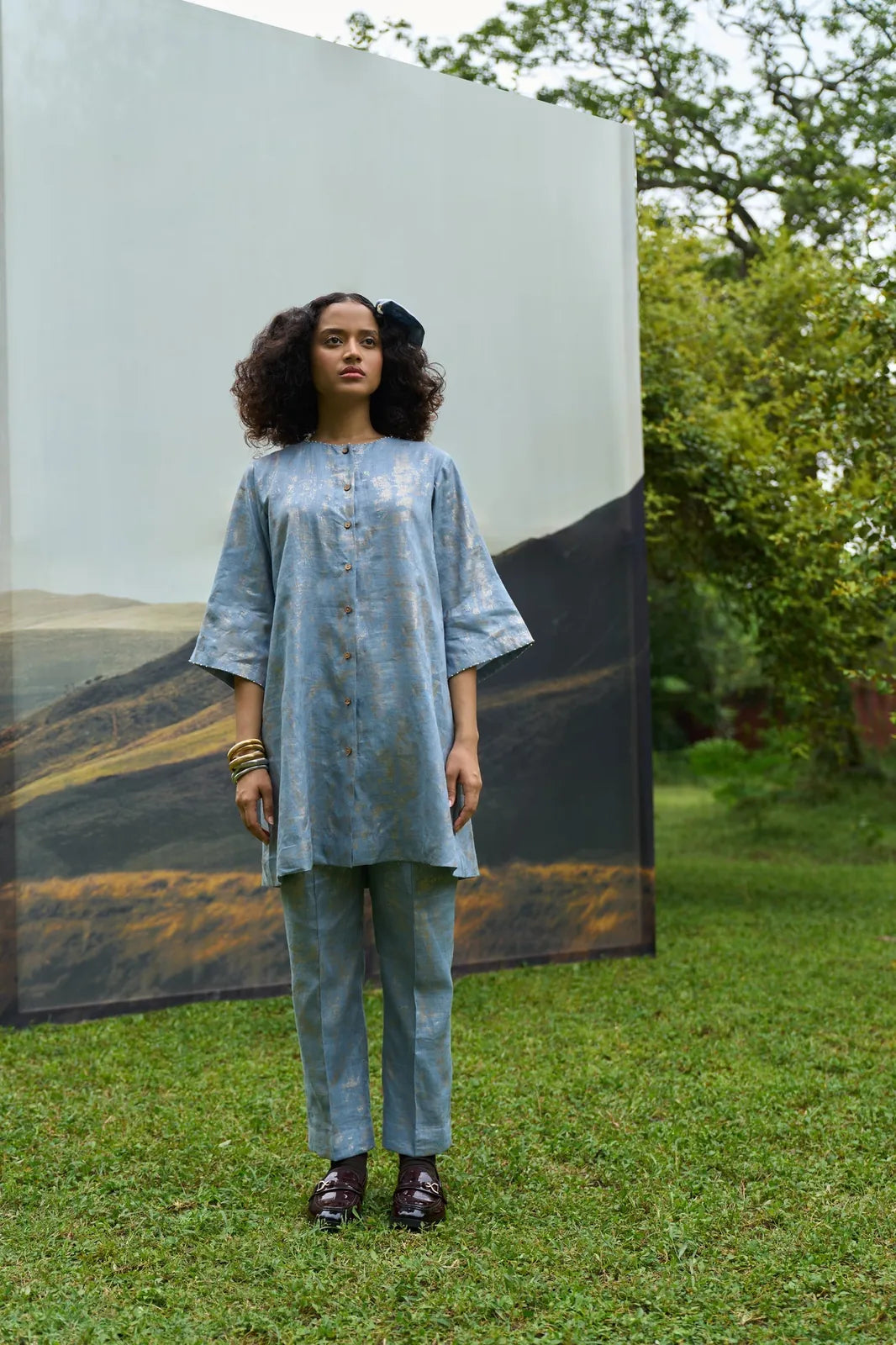 azure narrow pants, image 1