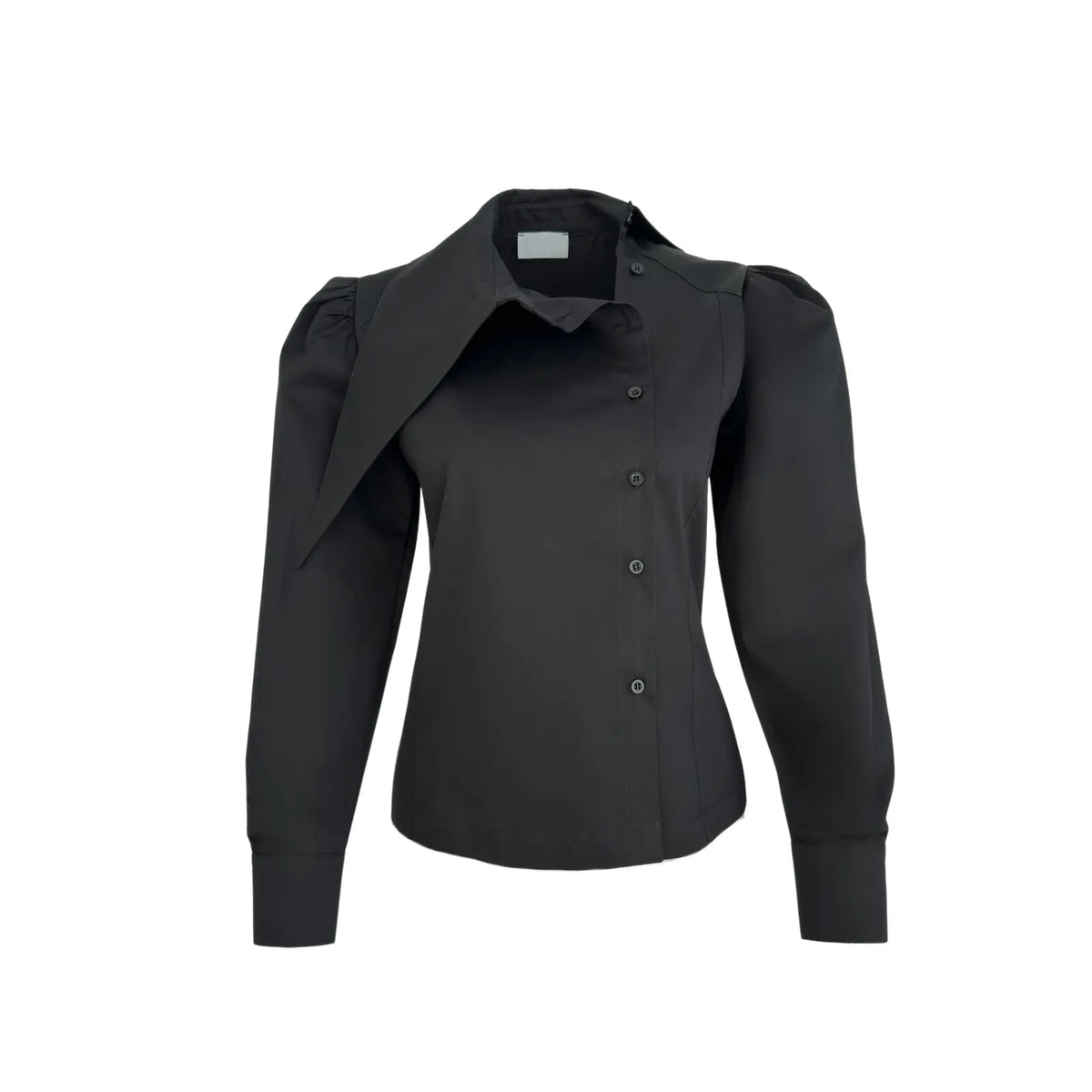 berry asymmetric collar detailed shirt, image 9