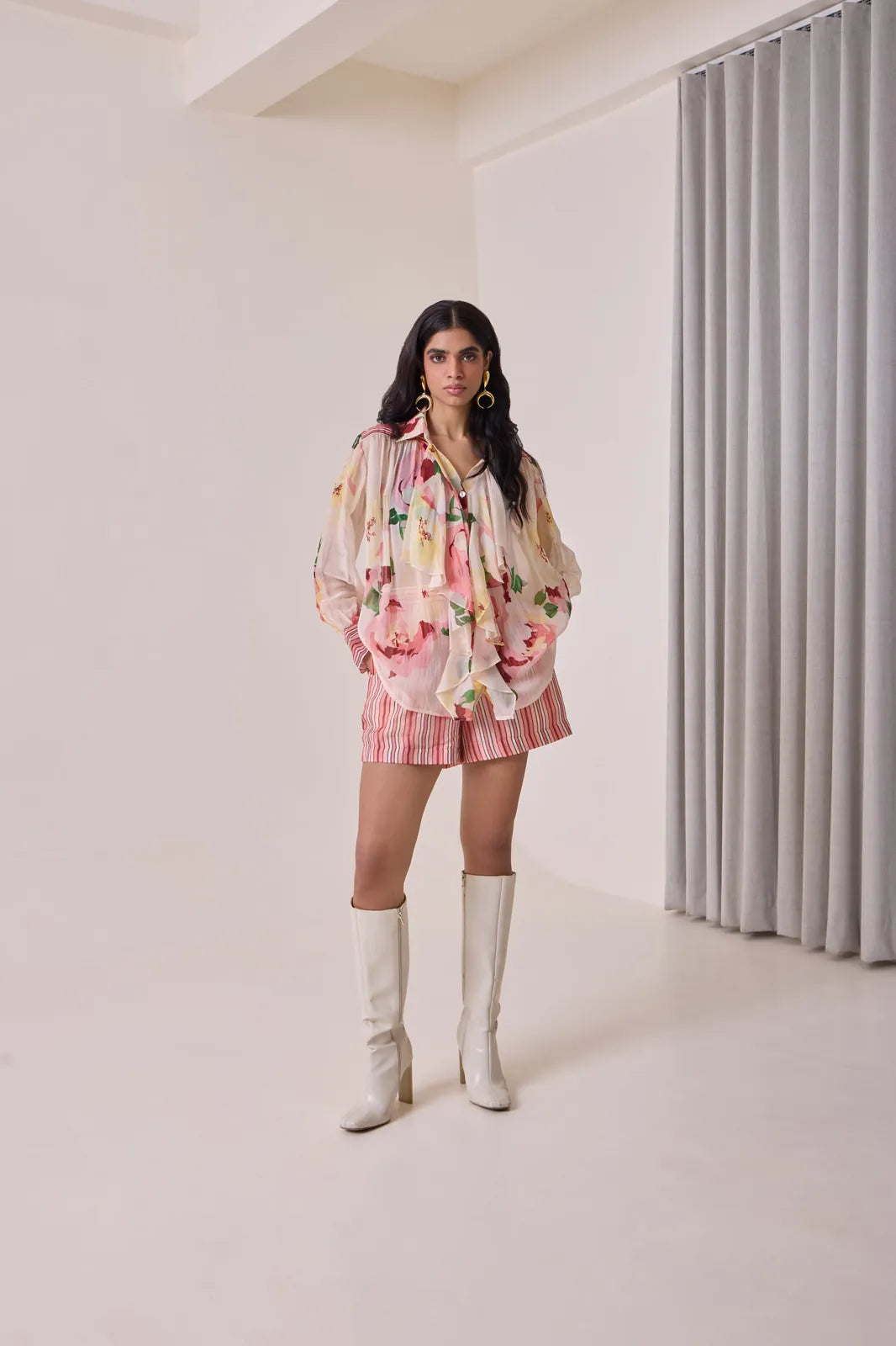 bloom ruffled shirt, image 1