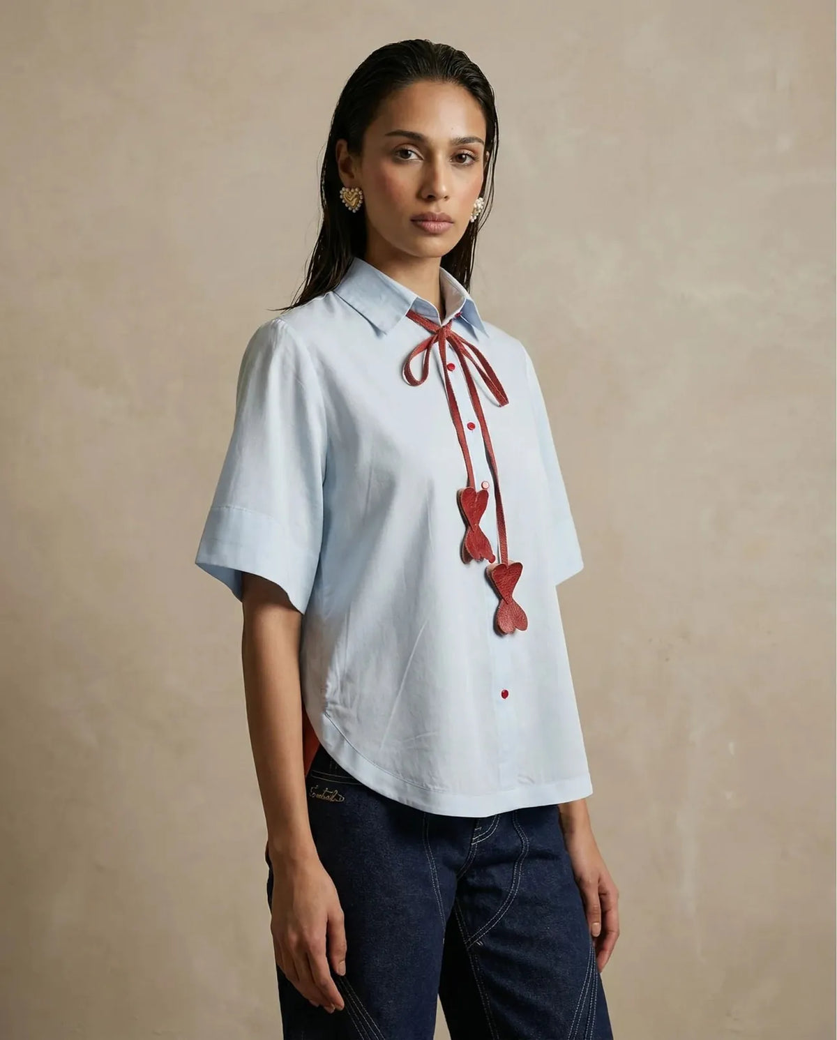 blush heart shirt, image 1