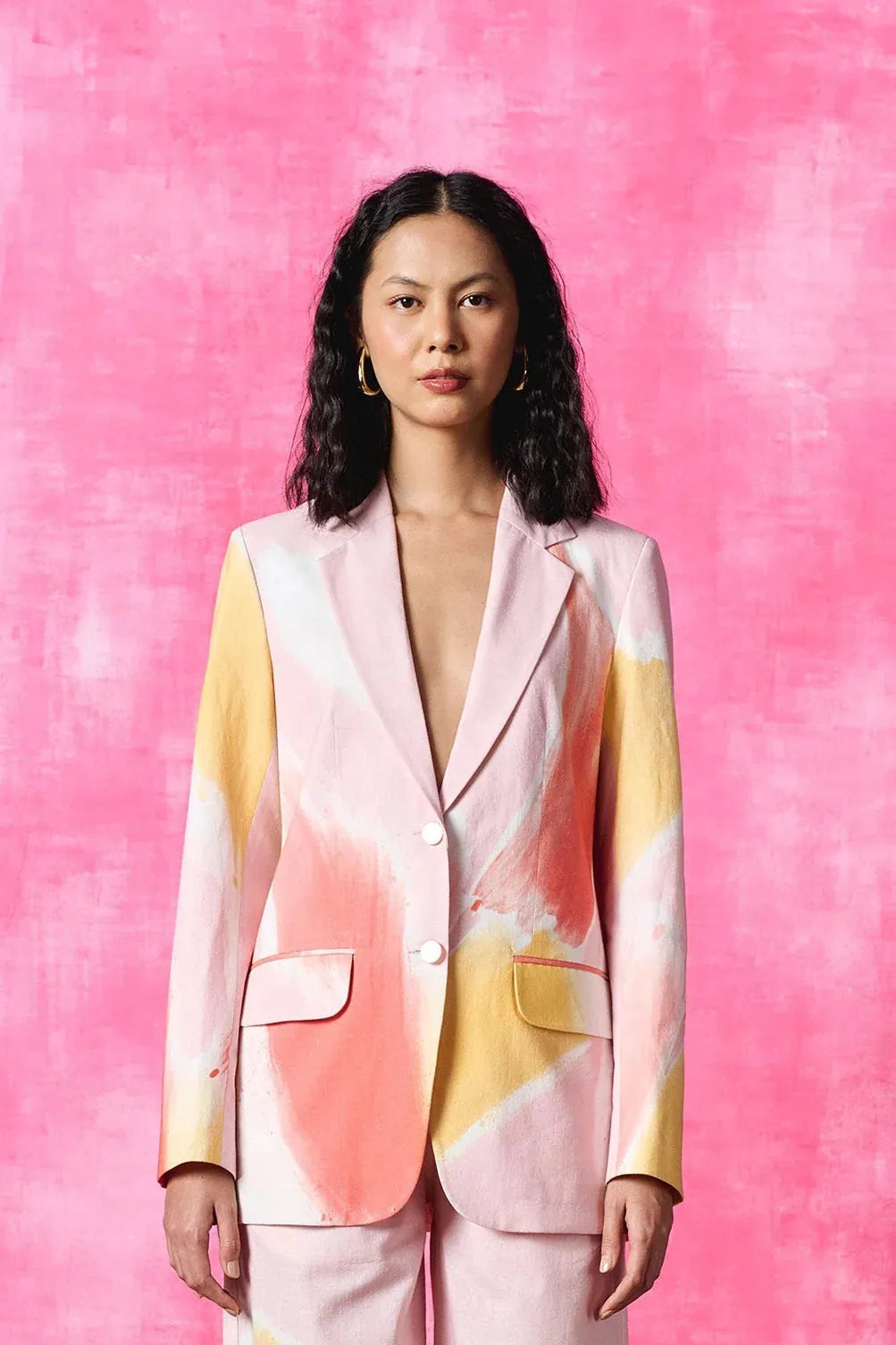 blush pop blazer, image 1