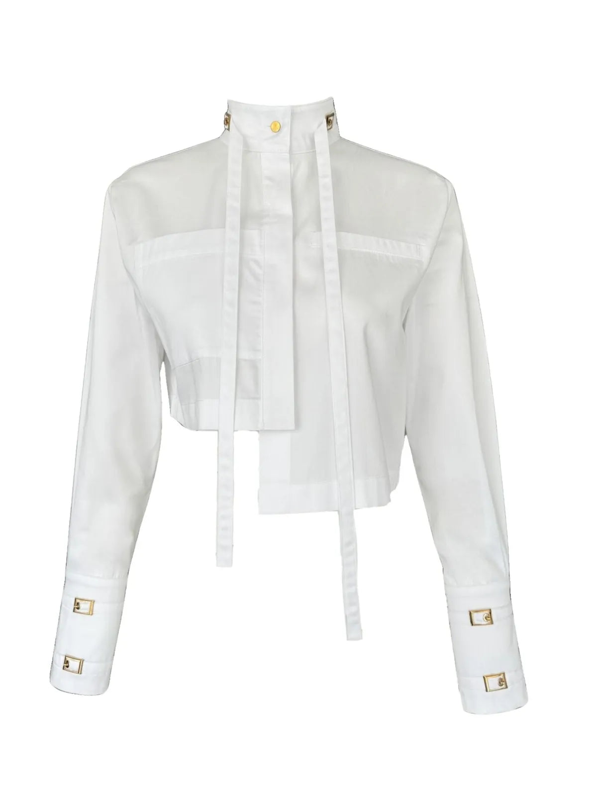 buckle up cropped shirt, image 5