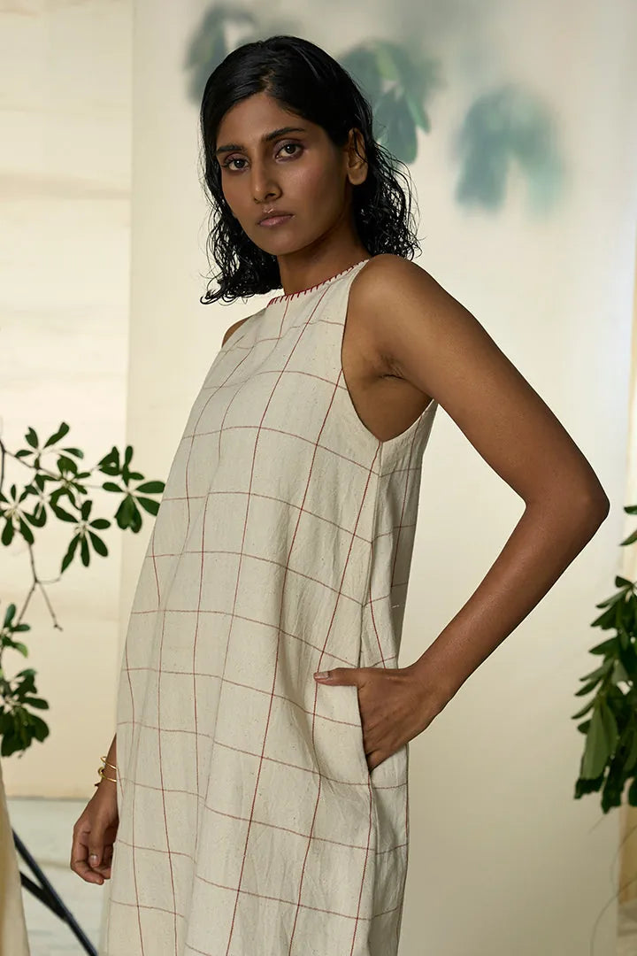 candy cane kala cotton sleeveless dress & pants set, image 3