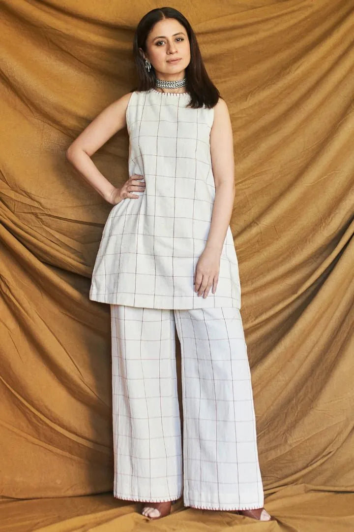candy cane kala cotton sleeveless dress & pants set, image 5