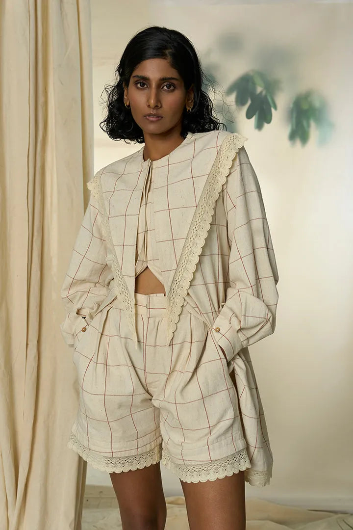 candy cane kala cotton v yoke dress, image 5
