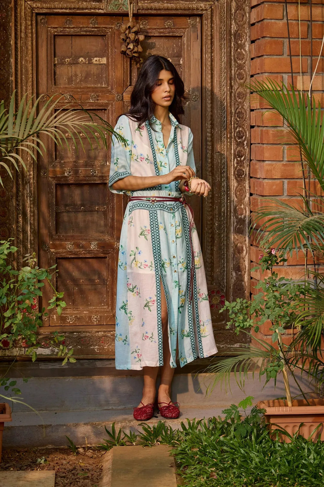 ciel & rosé floral shirt dress, image 6