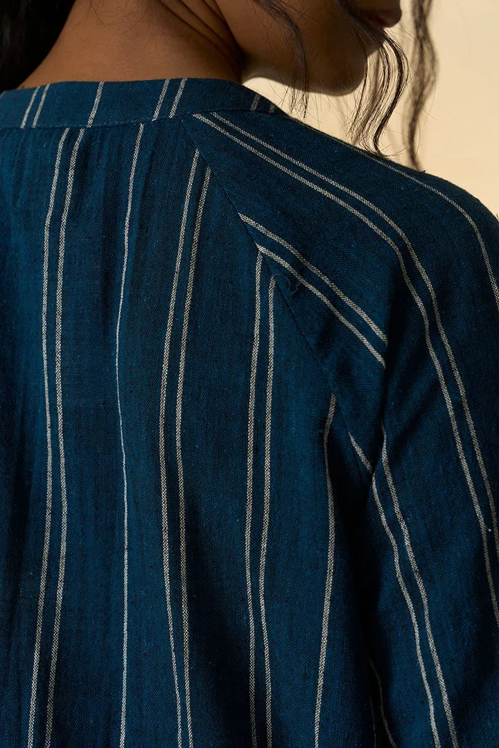 cobalt kala cotton long shirt & trousers set, image 5