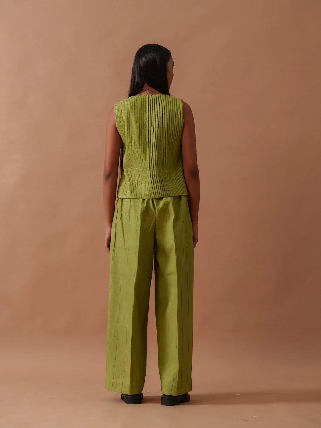 sunflower vest | forest green, image 4