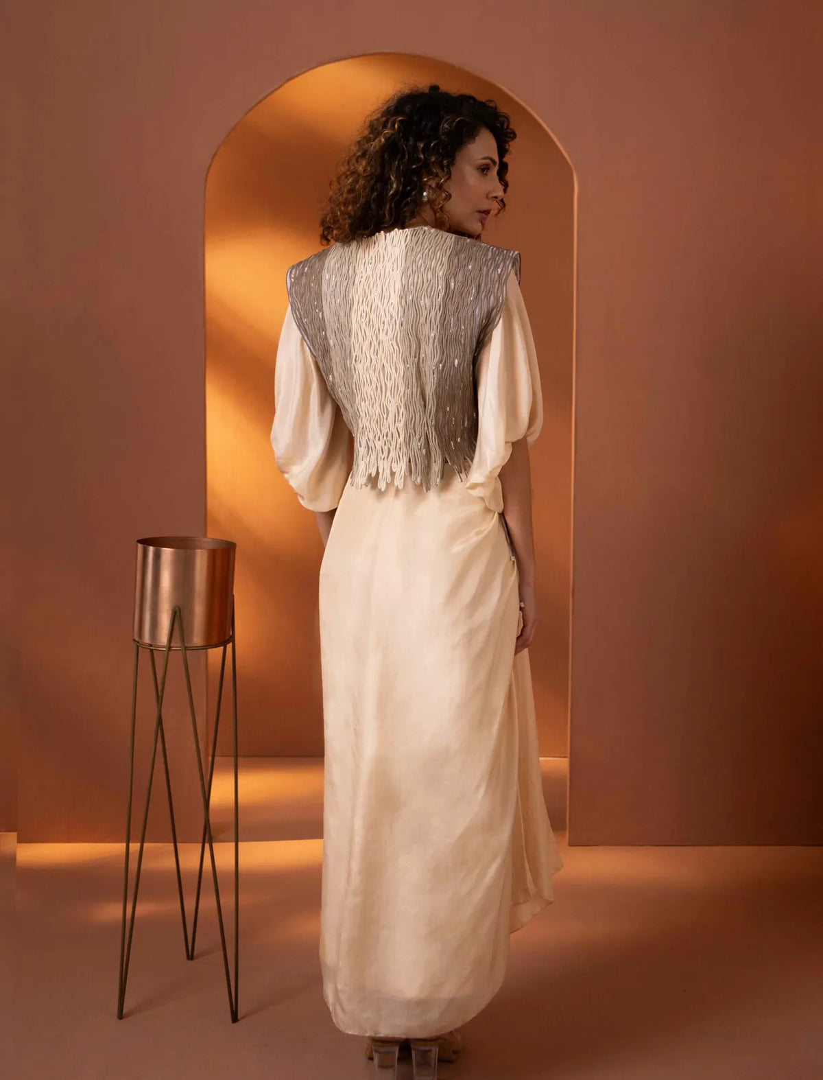 corded and embellished jacket set, image 3