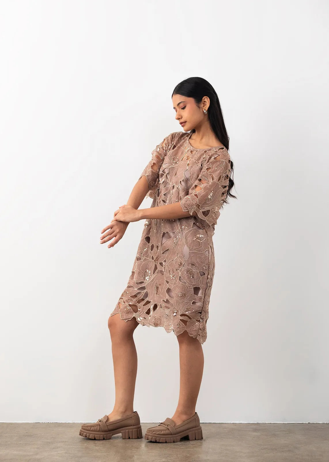 cutwork dress, image 10