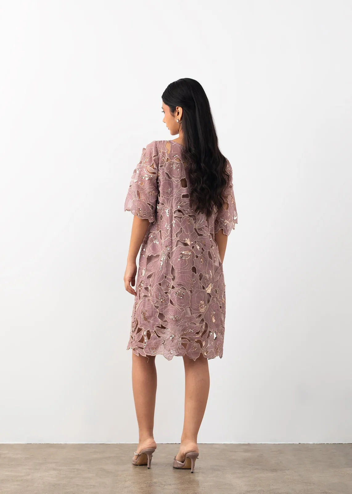 cutwork dress, image 2