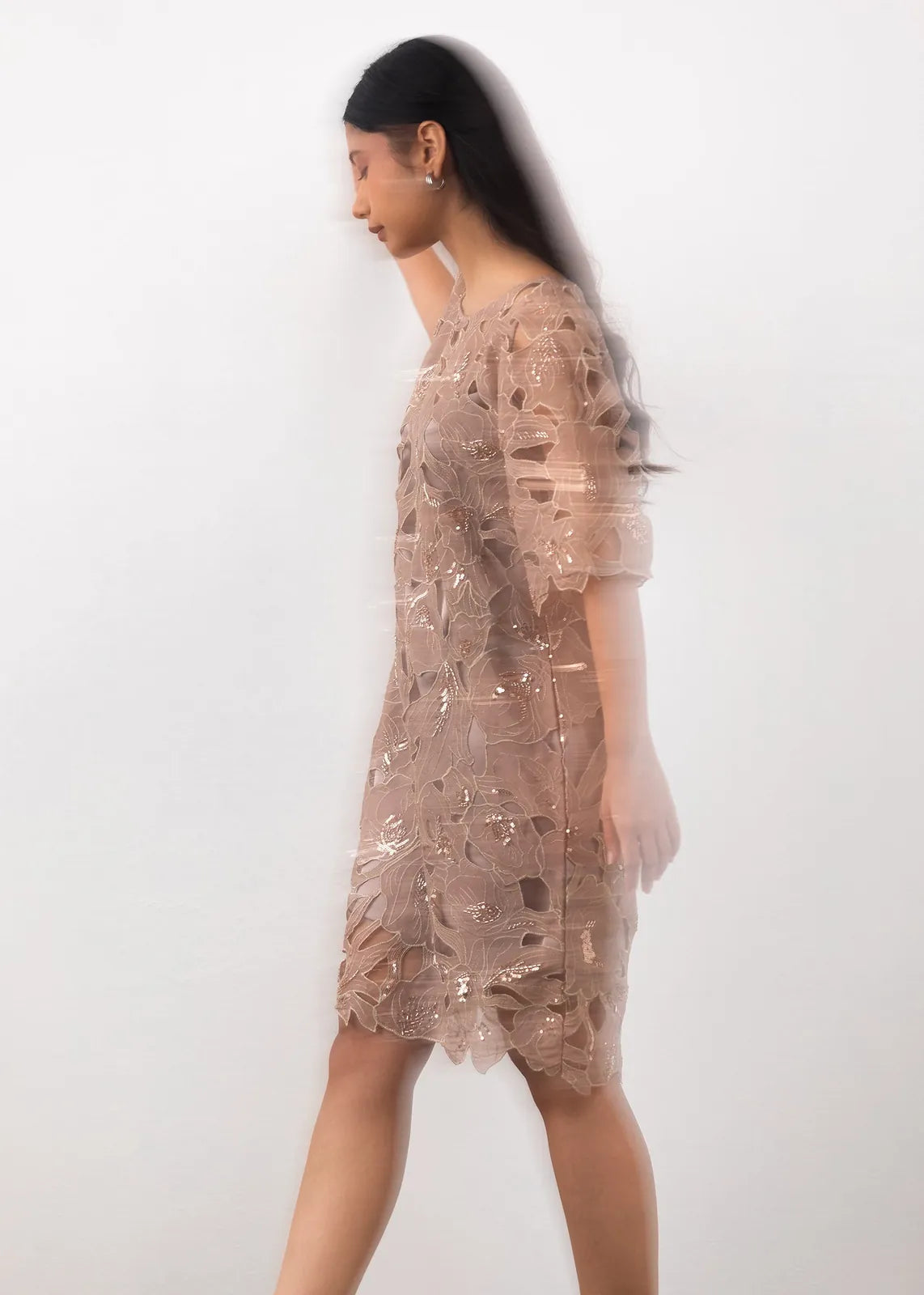 cutwork dress, image 7