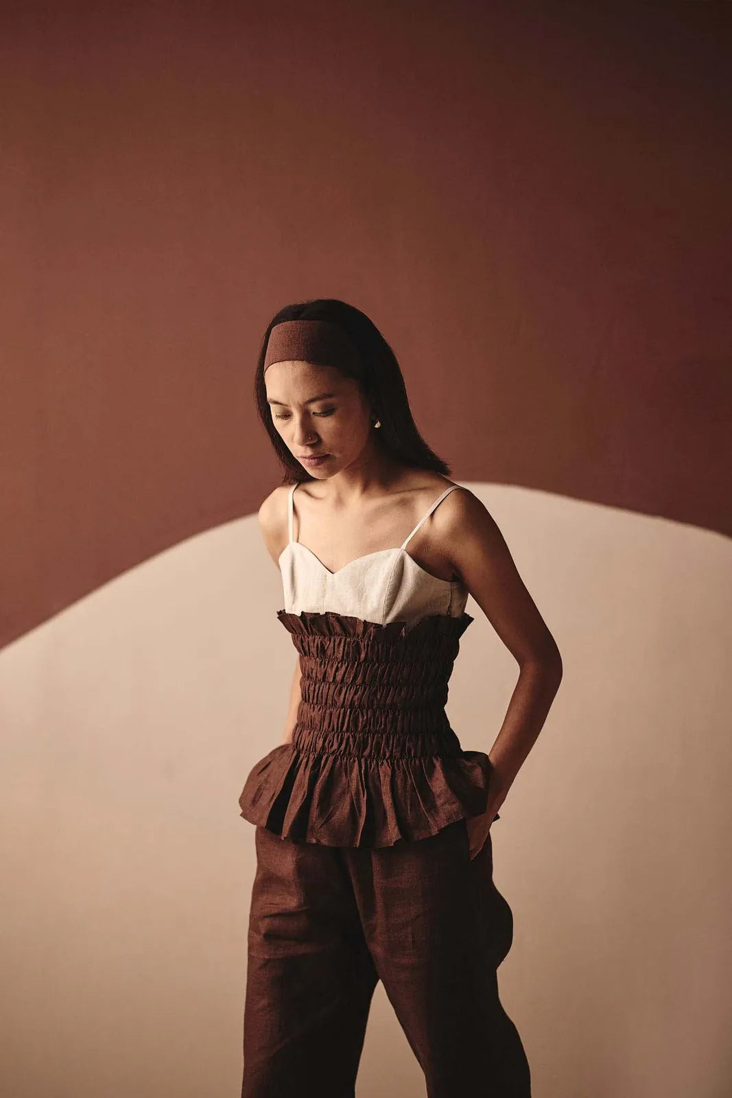 dual smocking top, image 9