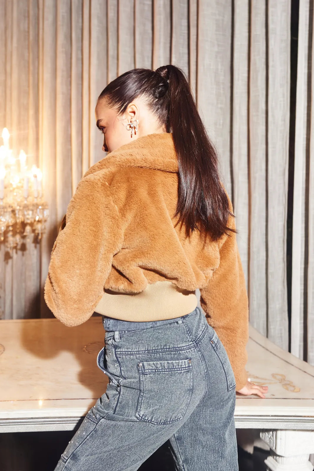 em tan jacket, image 7