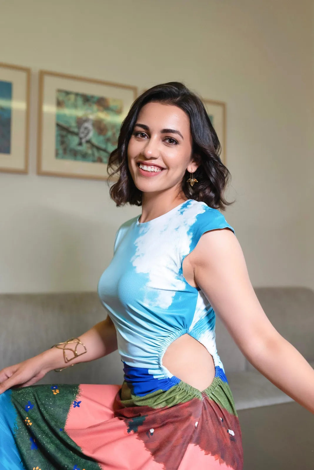 esha kansara in twirls & tulips, image 2