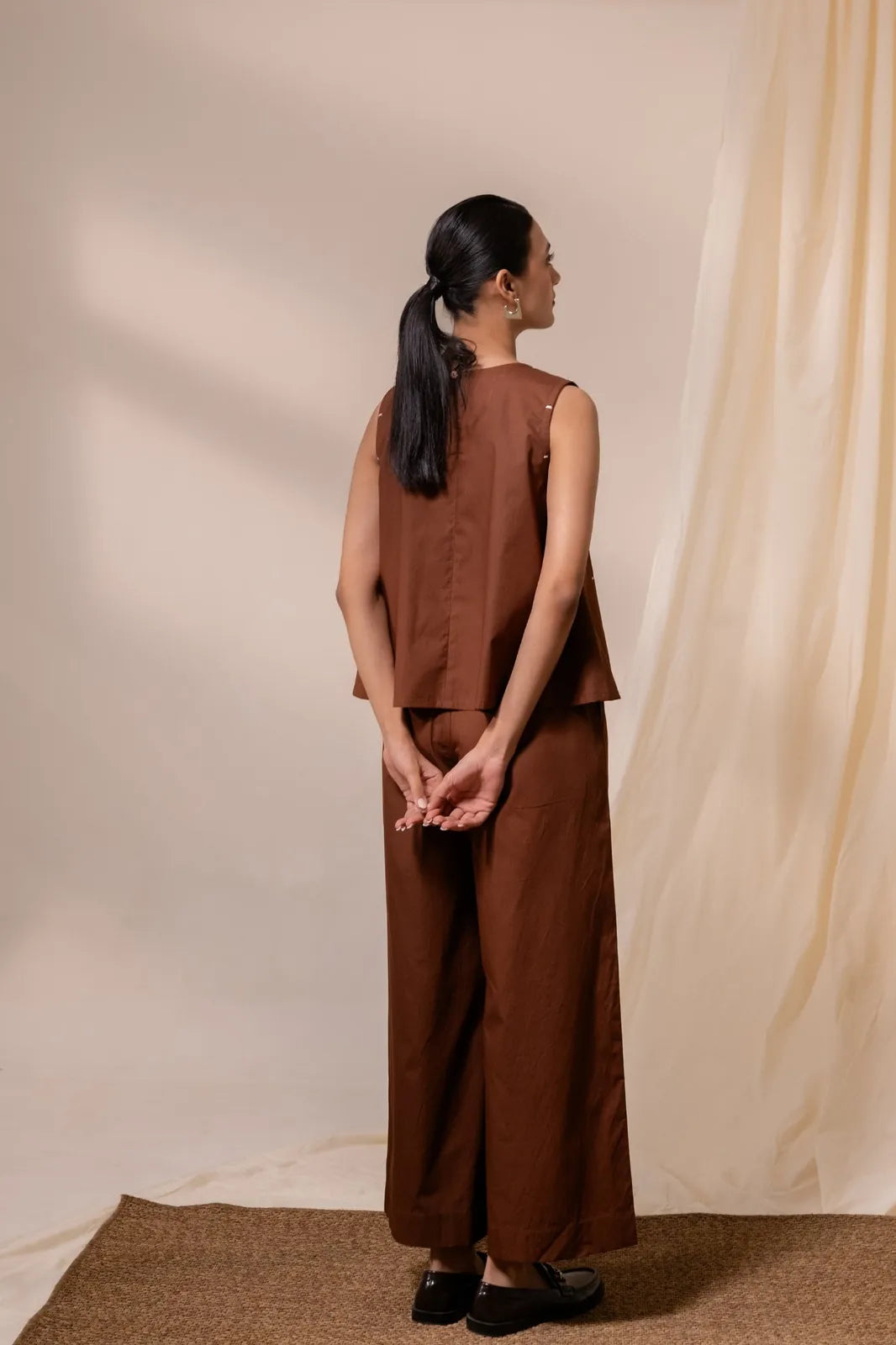 ether brown sleeveless top, image 4