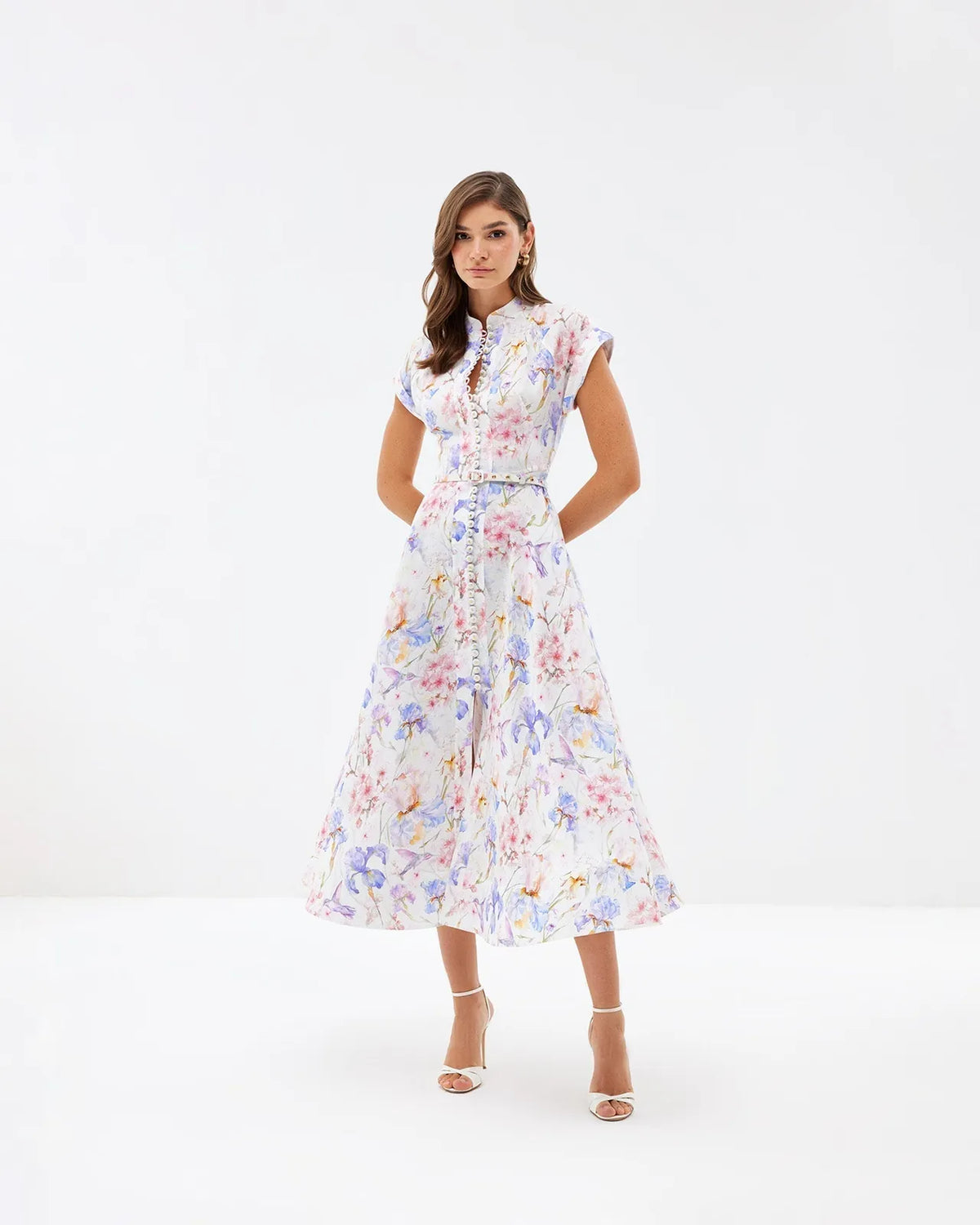 fairy fizz jasmine midi dress, image 3