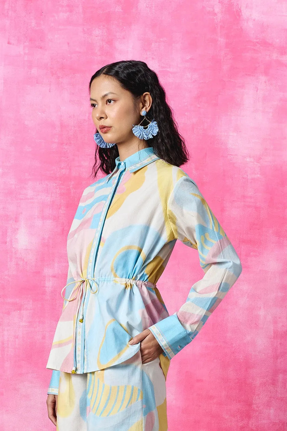 floré drawstring shirt, image 2