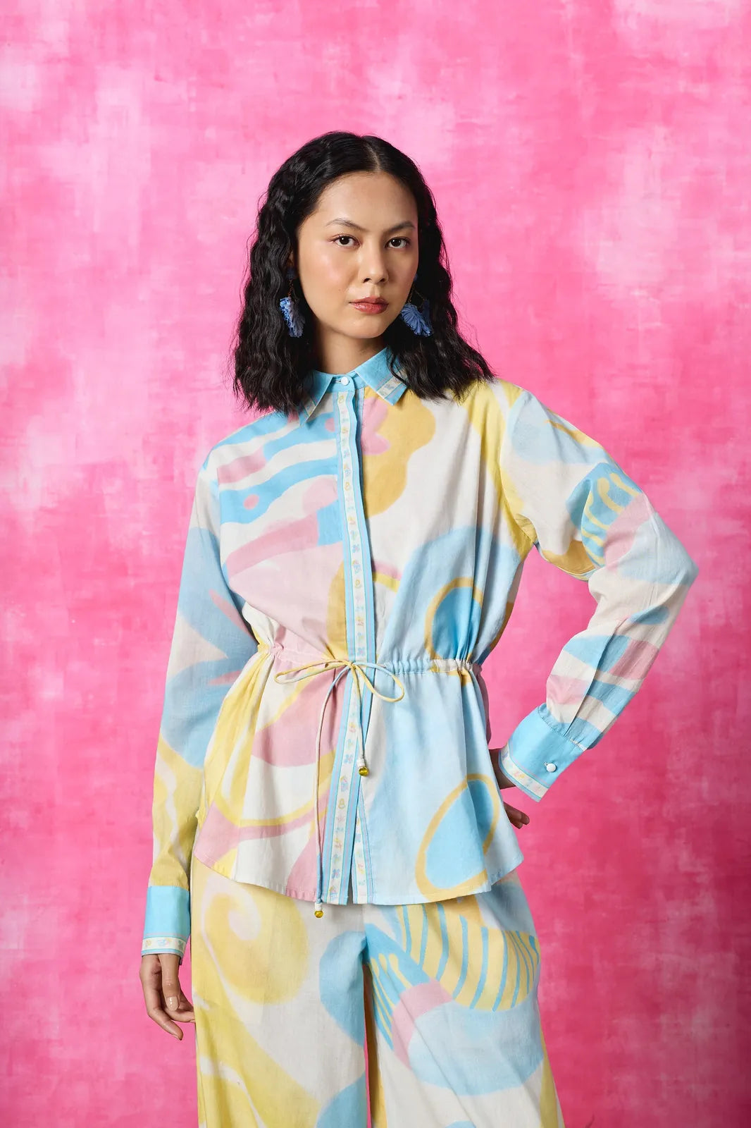 floré drawstring shirt, image 4